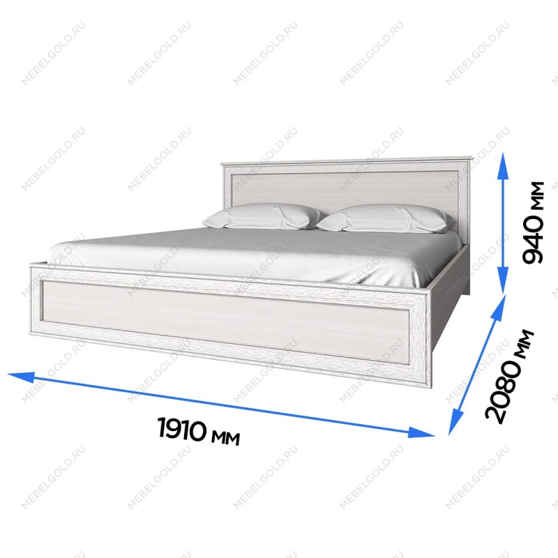 Кровать Тиффани 180 с подъемным механизмом вудлайн кремовый | изображение 2