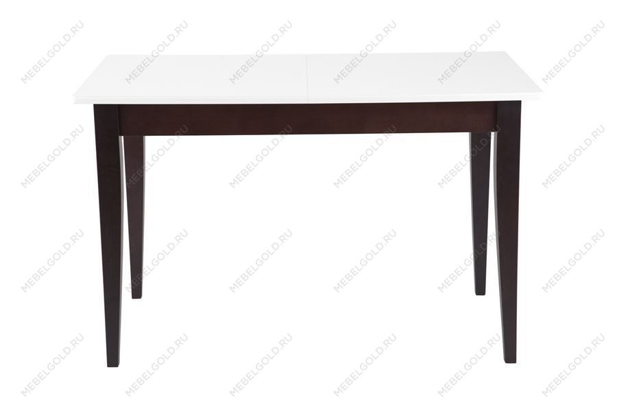 Стол Квадро (1200*700+300/цвет столешницы Белый/цвет ножек Венге) | изображение 1
