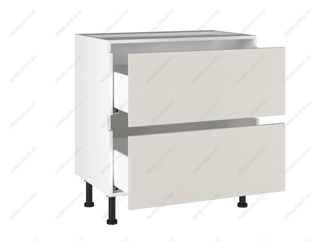 Стол с ящиками СЯ-(2)-80 Start Soft Boyard, Виста (800*523*870) Экокожа Белый, 26216 | изображение 1