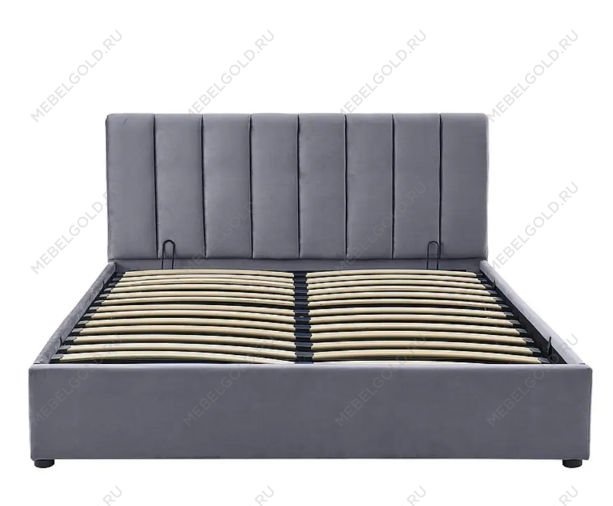 Кровать Signal MONTREAL VELVET (серый) 140/200 | изображение 3