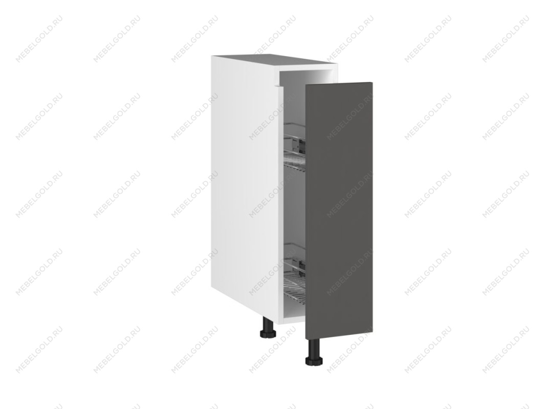 Стол, бутылочница СБ-20, Виста (200*523*870) Экокожа Серый, 26608 | изображение 1