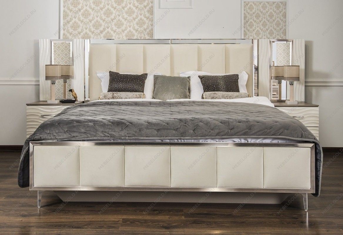 м. Марьина Роща - Зеркало Гравита для прикроватной тумбы белый глянец | изображение 4