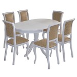 Стол Тейя (Белый/шпон бук) | изображение 3