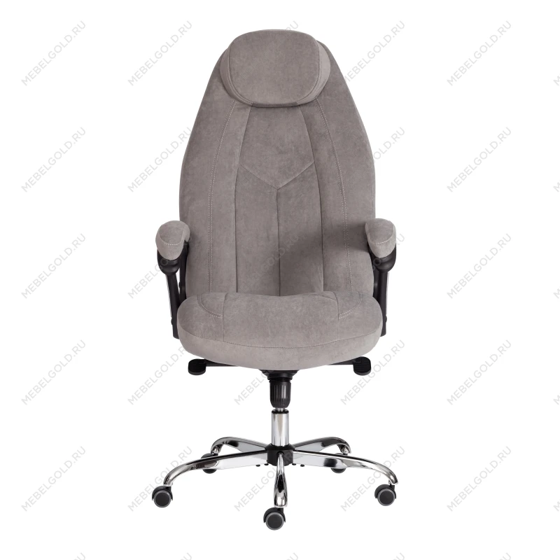 Кресло BOSS Lux, флок, серый, 29 | изображение 5