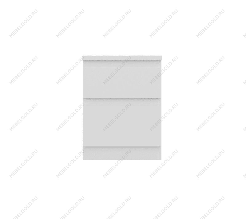 КАСТОР (KULLEN) тумба ИКЕА / IKEA 2 ящика белая | изображение 1