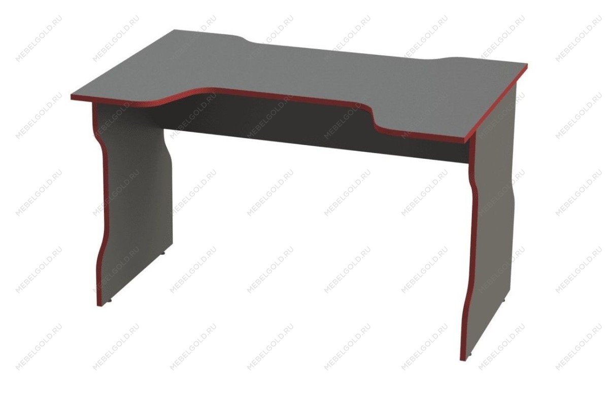 ВАРДИГ стол компьютерный ИКЕА / IKEA K1 120x82, антрацит/красный