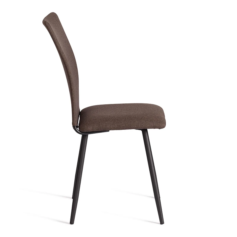 Стул обеденный La Rousse, NEW, ткань рогожка, коричневый/черный, 3М7-147, 45x55x93 см | изображение 1