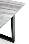 Стол обеденный Halmar MARLEY раскладной (белый мрамор/серый/черный) | изображение 7
