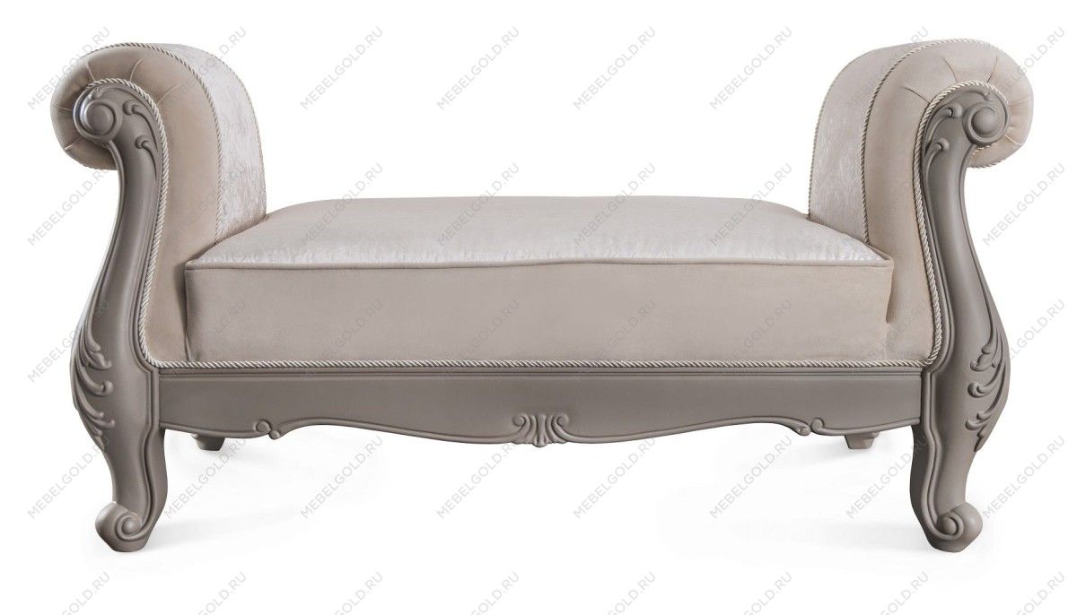 Оттоманка Мокко с двумя подлокотниками серый камень | изображение 1