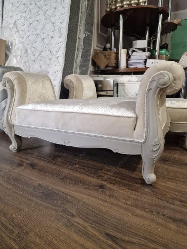 Оттоманка Мокко с двумя подлокотниками бежевый | изображение 12