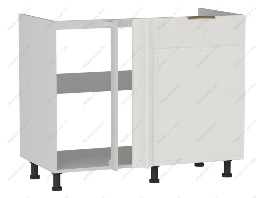 Стол под мойку угловой СМУ-110, Берта (1000*554*820) Экокожа Белый, 25319 | изображение 2