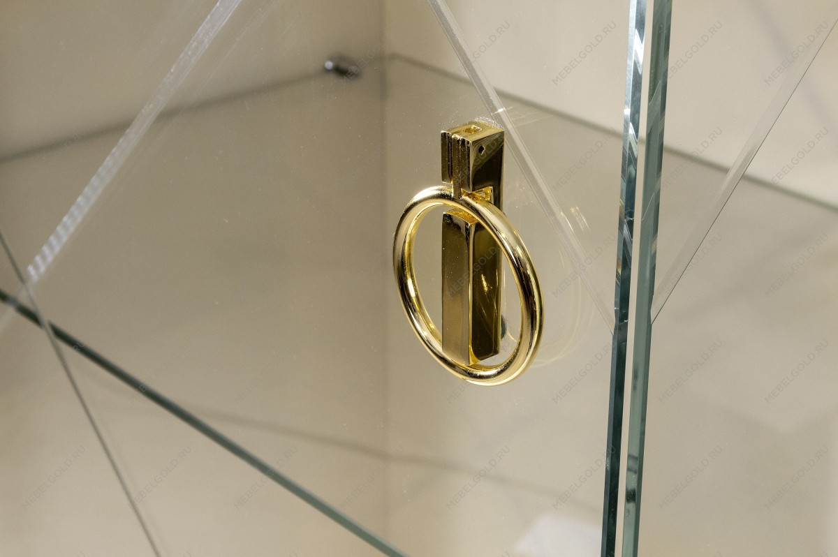 Тумба под телевизор 3 ящика Римини (Белый/Серебро) РМТ-4 | изображение 1