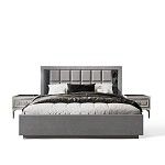 Кровать Замира 180x200 см серый камень | изображение 1