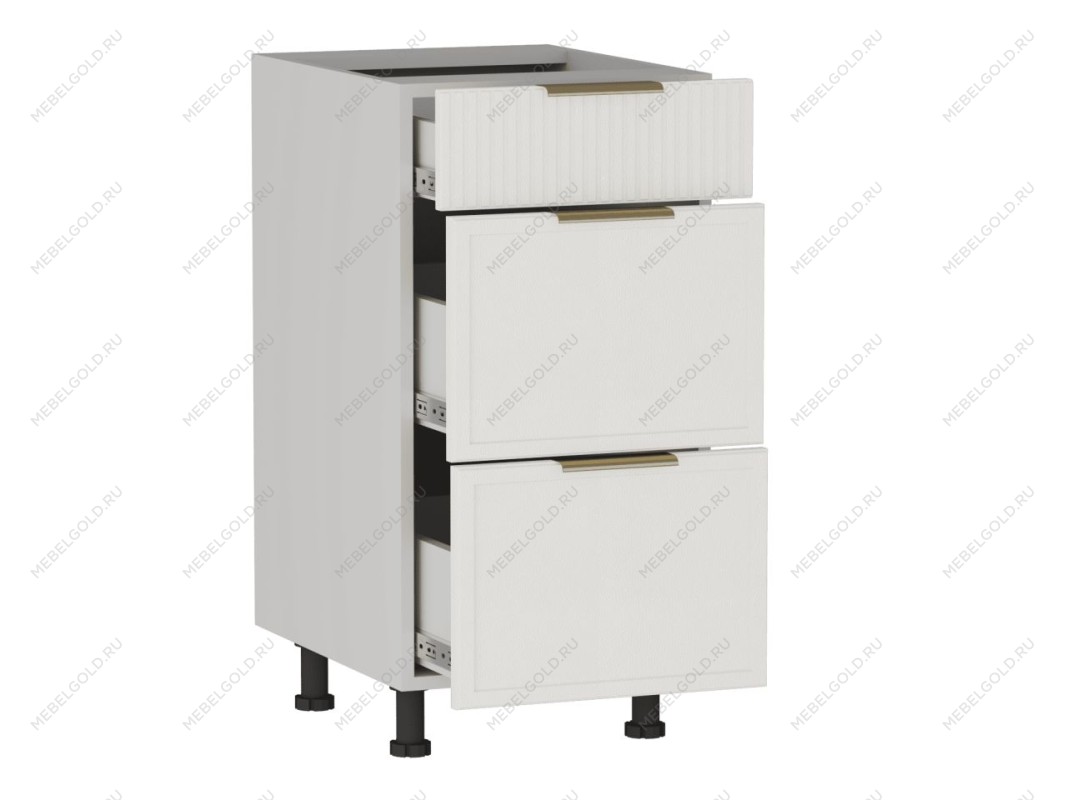 Стол с ящиками СЯ-40 (140/284), Берта (400*528*820) Экокожа Белый, 25321 | изображение 1