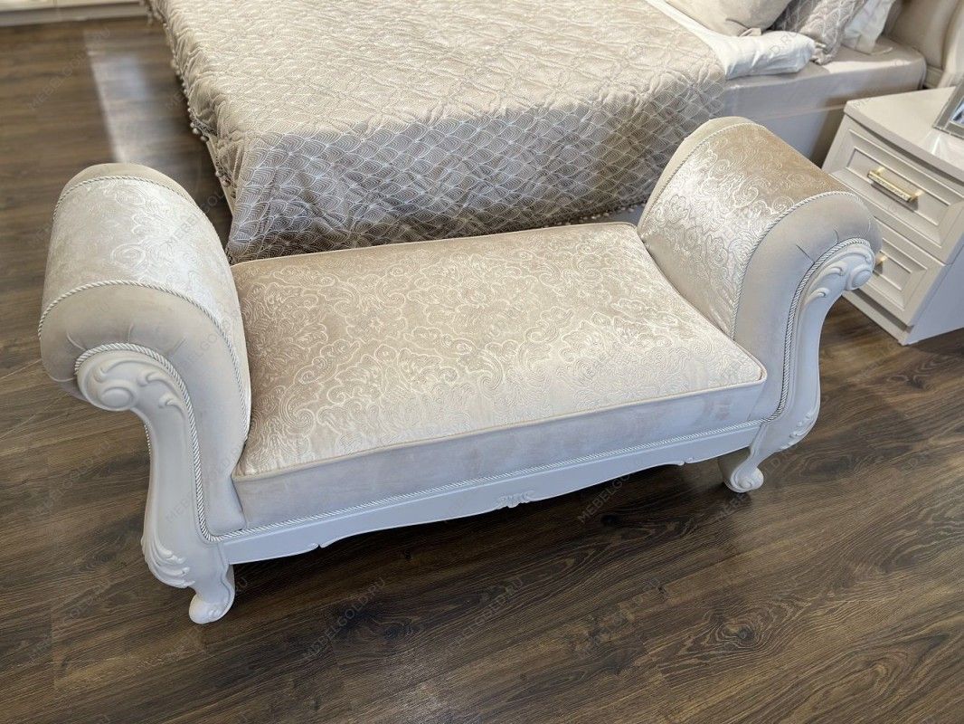 Оттоманка Мокко с двумя подлокотниками бежевый | изображение 1