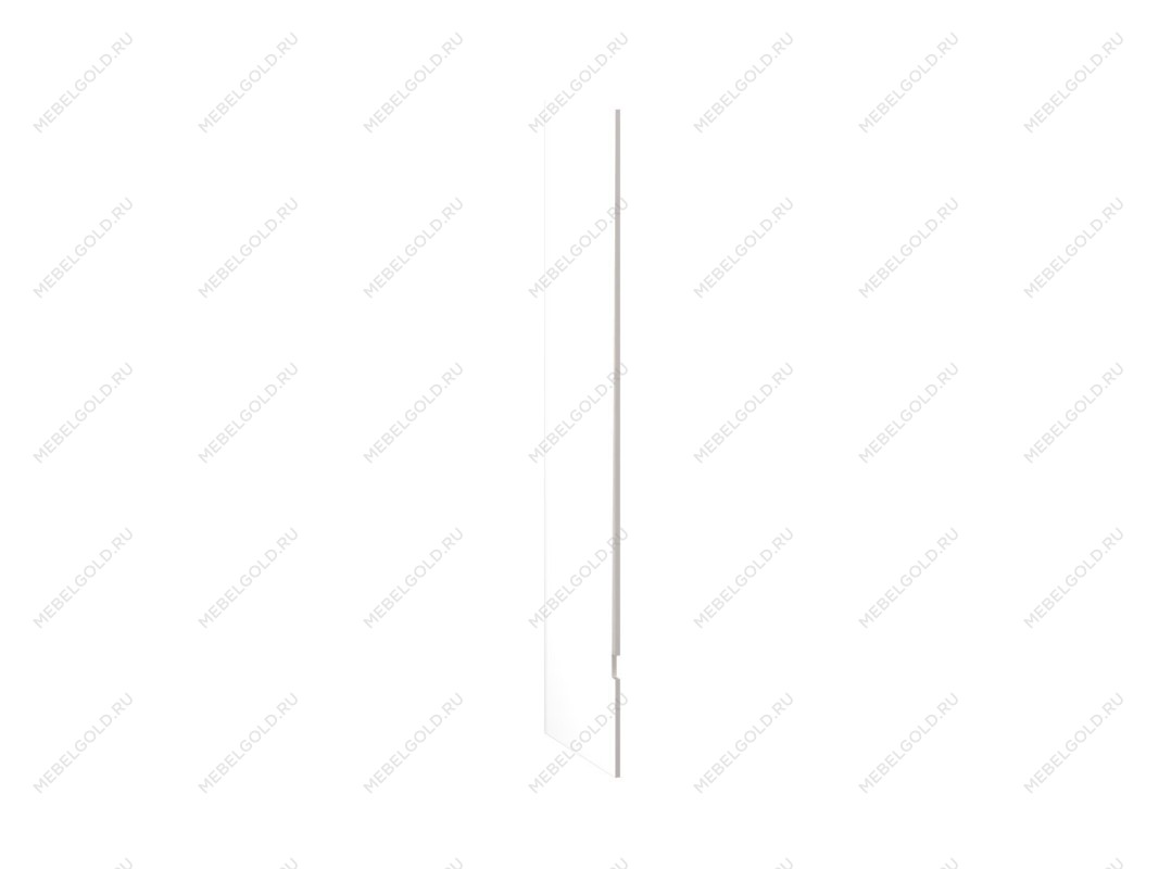 Бок замена шкафа-пенала П-1 правый, Виста (16*570*2066) Экокожа Бежевый, 25835