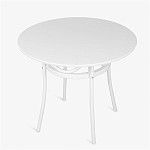 Стол венский Вальс 900 (белая эмаль) | изображение 2