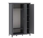 САГА шкаф 3 двери с зеркалом серый | изображение 2