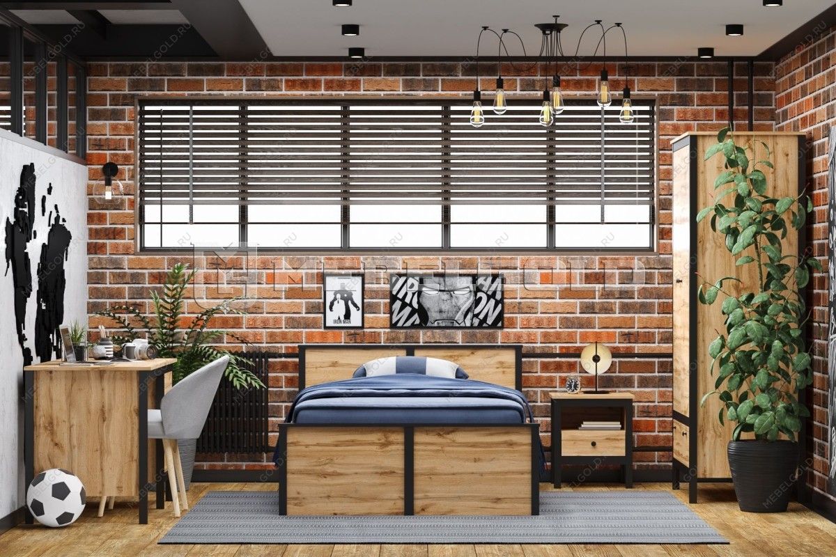 Стол письменный Лофт BIU/130 | изображение 4