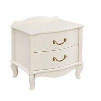 Прикроватная тумбочка Джульетта (2 ящика) молочный дуб