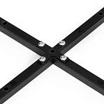 Стул обеденный La Rousse (2 шт. в упаковке), NEW, велюр, серый/чёрный, 29, 45х55х93 см | изображение 10