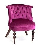 Кресло Бархат (темный тон/26 - темно-розовый) | изображение 2