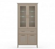 Шкаф-витрина Классик REG2W2D1S с подсветкой