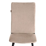 Стул обеденный La Rousse (2 шт. в упаковке), NEW, велюр, бежевый/черный, 7, 45х55х93 см | изображение 5