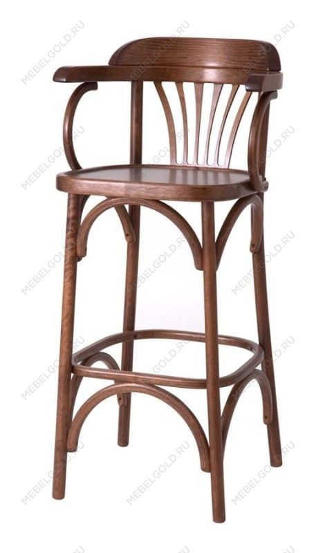 Стул барный 750 Венский твердый (средний тон) | изображение 1