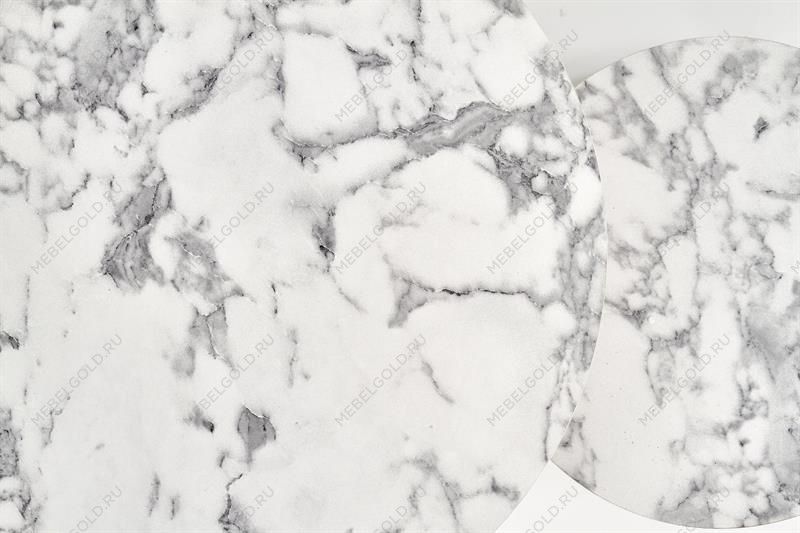 Комплект Halmar PAOLA, 2 стола журнальных (белый мрамор/золотой) | изображение 8