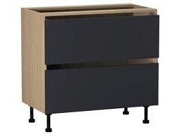 Стол с ящиками СЯ-90 (2), Женева (900*520*870) Дуб Палермо/Синий матовый, 22521