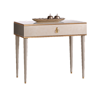 Стол туалетный узкий Римини (Латте/Золото) РМСТ-1[9]