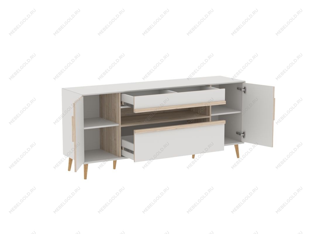 Комод широкий, Аврора (1800*455*800) Дуб Мария/Кашемир, 32108 | изображение 1