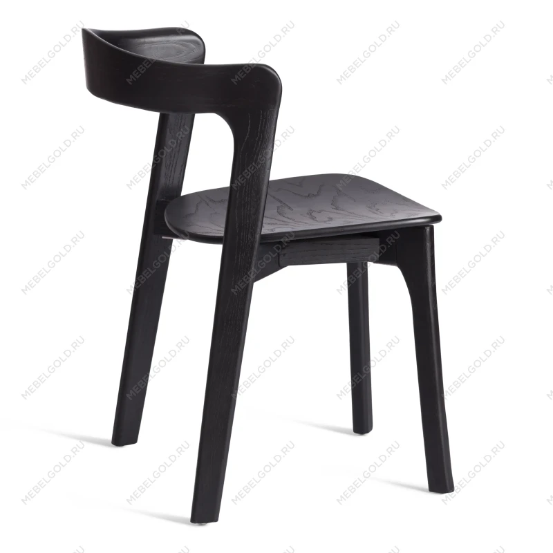 Стул ASGARD, дерево вяз, черный, 48х43х76 см | изображение 2