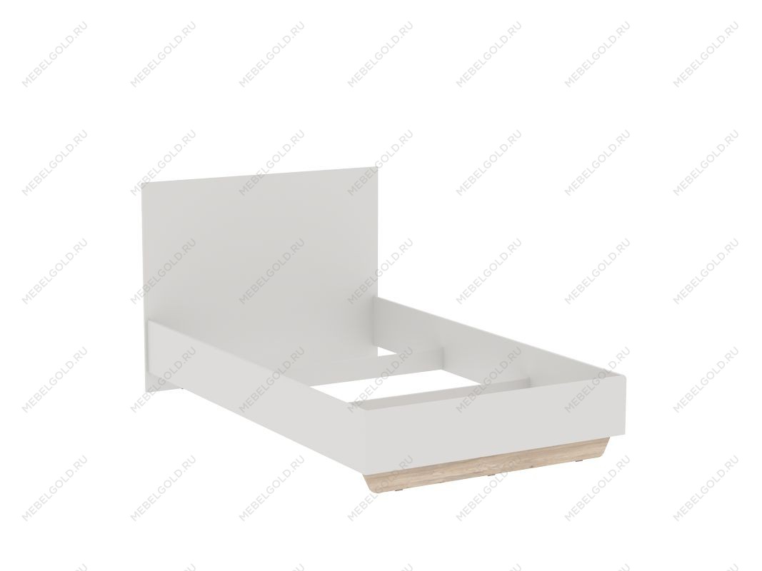 Кровать (каркас) 1200, Аврора (1266*2063*1004) Дуб Мария/Кашемир, 12706 | изображение 1