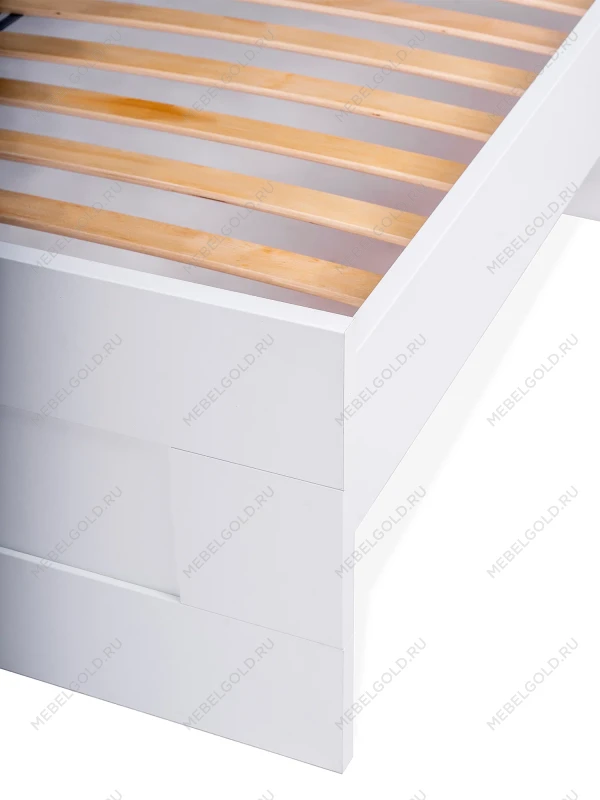 Кровать односпальная Сириус, 80х200 см, белая | изображение 15