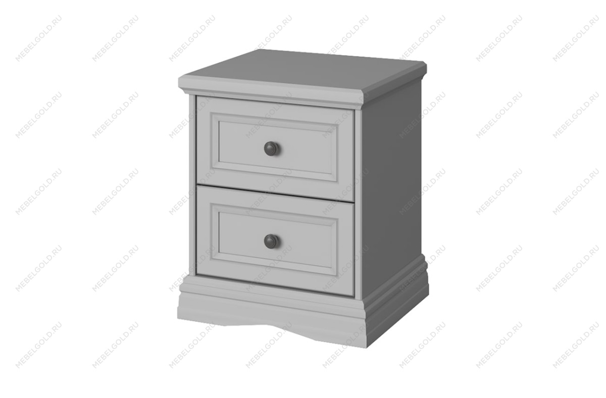 Тумба прикроватная Валенсия 2S серый