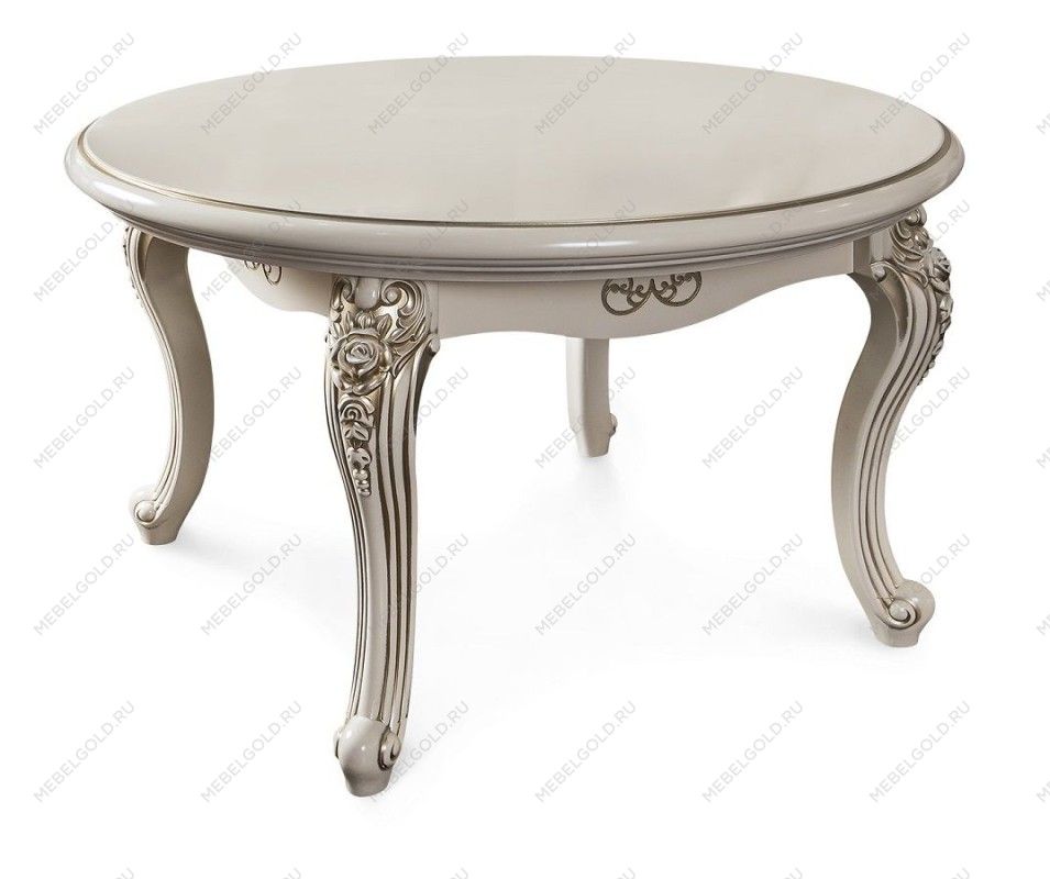 м. Марьина Роща - Столик круглый Джоконда крем глянец