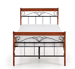 Кровать Halmar VERONICA 90 (черешня античная/черный) | изображение 1