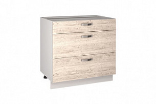 Кухонный шкаф-стол Alesia 3S/80-F1 сосна винтаж