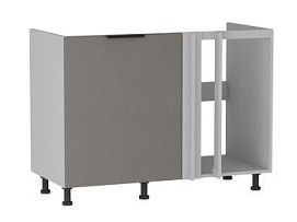 Стол под мойку угловой СМУ-120, Ватель (1100*554*820) Экокожа Мокко, 23715