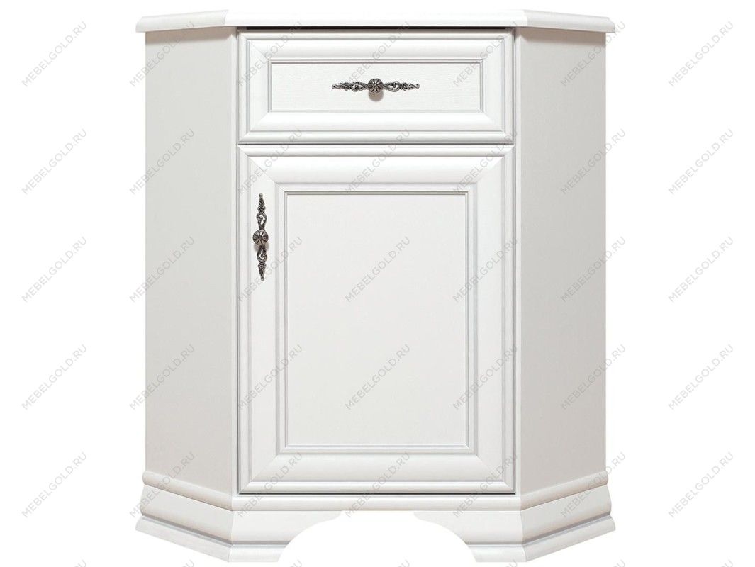Тумба Кентаки KOMN1D1S/P угловая белый