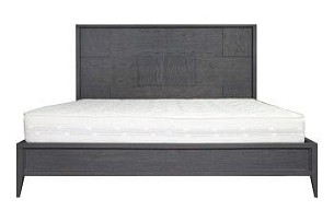 Кровать двуспальная Сидней 180х200, дуб графит
