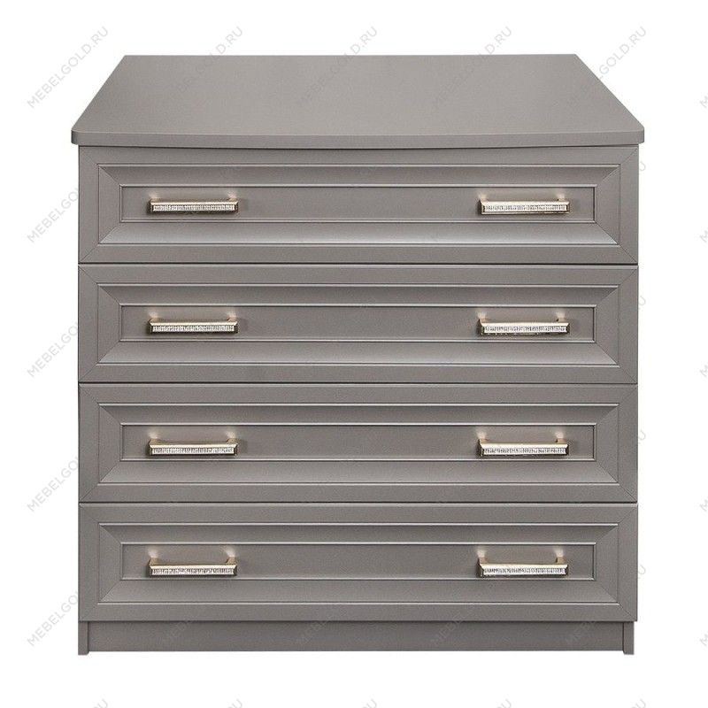Комод Мокко 4 ящика серый камень | изображение 1