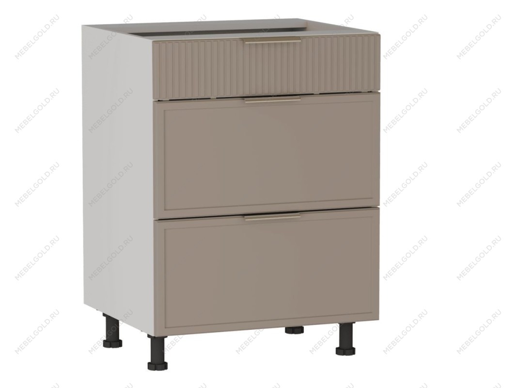 Стол с ящиками СЯ-60 (140/284), Берта (600*528*820) Мокко, 25124