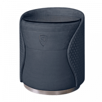 Пуф-тумба Антрацит (новабук) серебро Sweet dreams PS-101