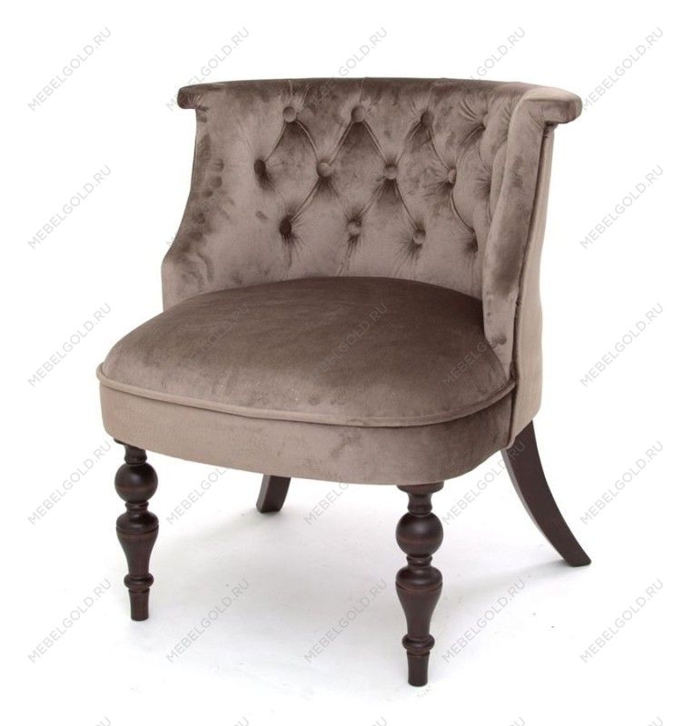 Кресло Бархат (темный тон/15 - коричневый)