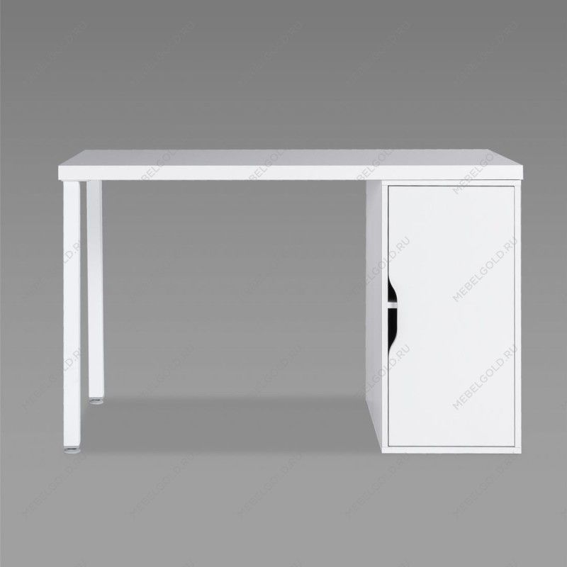 ИНГАР 1/ДВ/T стол письменный 120x75x55, белый | изображение 1