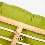 Кресло Papasan c подушкой, ремешками, Натуральный, флок | изображение 3