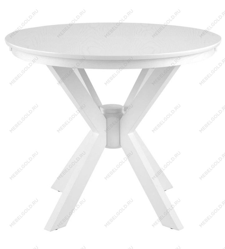 Стол Милан 900 раздвижной (белая эмаль)
